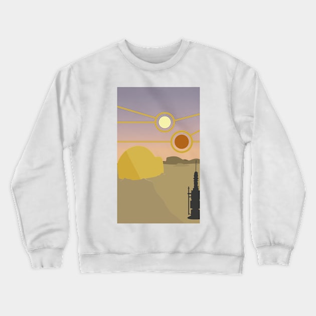 Tatooine Crewneck Sweatshirt by mikineal97